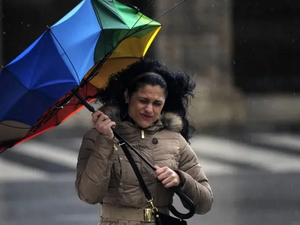 Imagen de lluvias en la ciudad de Buenos Aires