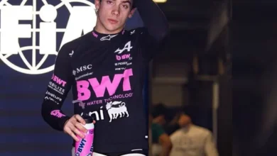 Franco Colapinto en el podio del Gran Premio de Australia