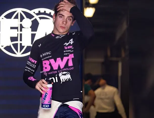 Franco Colapinto en el podio del Gran Premio de Australia