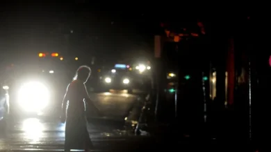 Imagen de un temporal en el AMBA con lluvia y tormentas