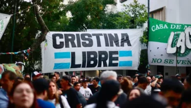 Cristina Kirchner en los tribunales de Comodoro Py