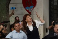 Cristina Kirchner en los tribunales de Comodoro Py