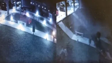 Imagen del derrumbe en el complejo Estación Buenos Aires de Parque Patricios
