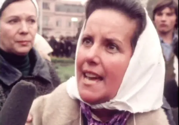 Imagen de las Madres de Plaza de Mayo durante el Mundial 78