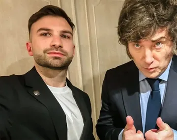 Imagen de un político argentina con una expresión de sorpresa