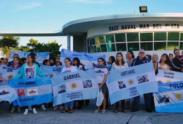 Familiares de las víctimas del ARA San Juan