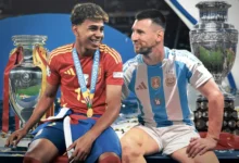 Imagen de la Finalissima 2026 con los logotipos de España y Argentina