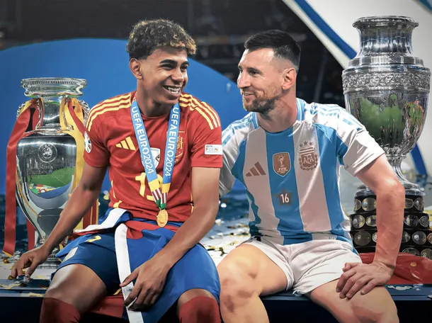 Imagen de la Finalissima 2026 con los logotipos de España y Argentina