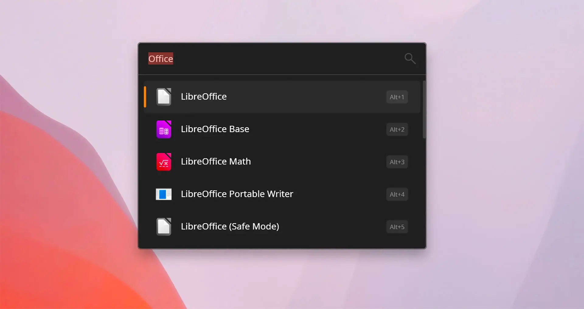 Captura de pantalla de Flow Launcher en acción