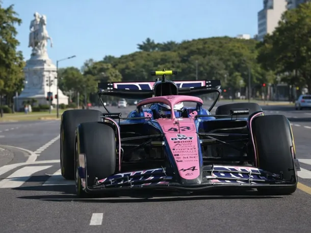 Franco Colapinto en su monoplaza de Fórmula 1