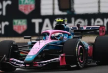 Franco Colapinto muestra su disconformidad en el GP de China