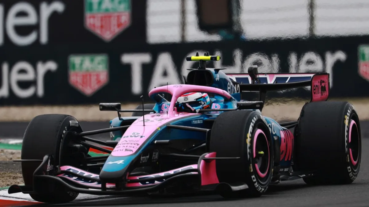 Franco Colapinto muestra su disconformidad en el GP de China