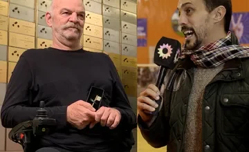 Martín Caparrós en un encuentro con la prensa