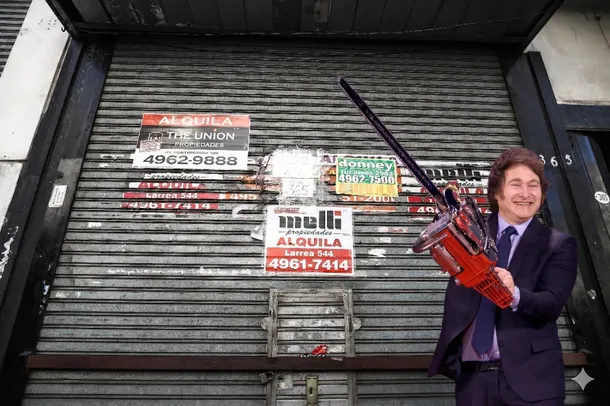 Gráficos de la economía argentina en caída