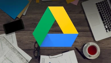 Imagen de la función de escáner de Google Drive en acción