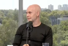 Imagen de Horacio Rodríguez Larreta en una conferencia de prensa