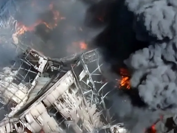 Incendio en el polo industrial Fademac de Francisco Álvarez