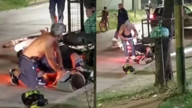 Imagen de una manifestación contra la violencia policial en Ituzaingó