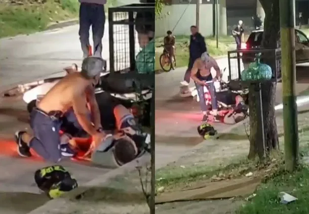 Imagen de una manifestación contra la violencia policial en Ituzaingó