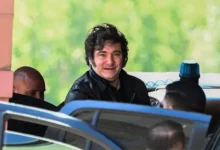 Imagen de Javier Milei durante su visita a Tucumán