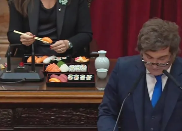 Javier Milei y Victoria Villarruel en el Congreso de la Nación