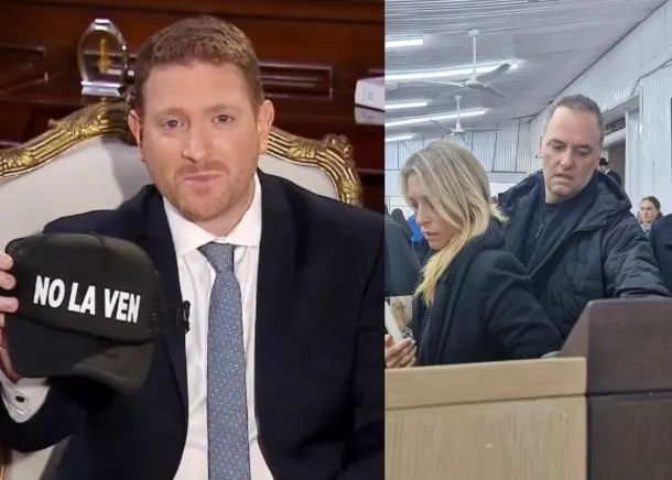 Manuel Adorni y Joni Viale en medio de la polémica por el viaje a Punta del Este