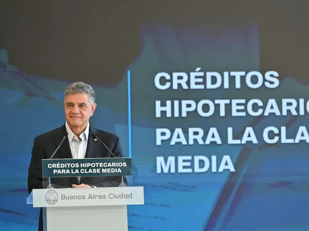 Jorge Macri anuncia créditos hipotecarios con tasa subsidiada para la clase media