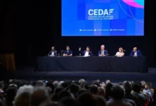 Axel Kicillof durante su presentación en La Plata