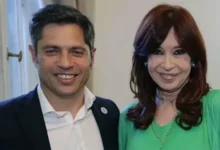 Cristina Kirchner y Axel Kicillof en una imagen de archivo