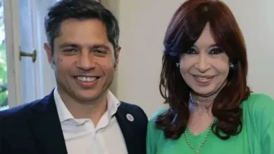 Cristina Kirchner y Axel Kicillof en una imagen de archivo