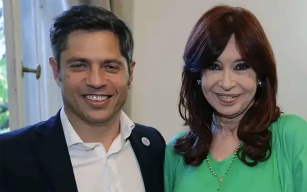 Cristina Kirchner y Axel Kicillof en una imagen de archivo