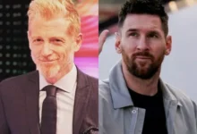 Imagen de Martín Liberman y Lionel Messi