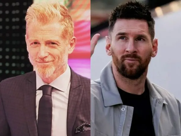 Imagen de Martín Liberman y Lionel Messi