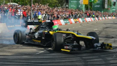 Franco Colapinto en su auto de Fórmula 1