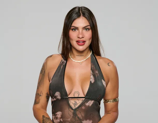 Luana Fernández en una foto de su etapa como modelo de alta costura