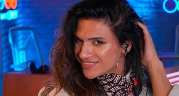 Luciana Martínez, ex participante de Gran Hermano, durante su detención