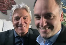 Marcelo Grandío y Manuel Adorni