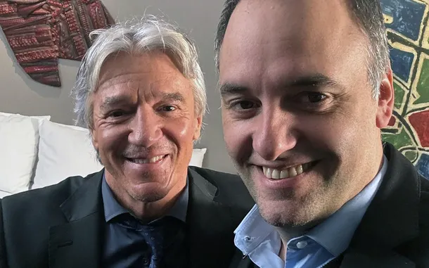 Marcelo Grandío y Manuel Adorni