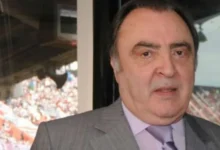 Marcelo Araujo y Tití Fernández en una transmisión de Fútbol de Primera