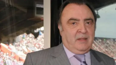 Marcelo Araujo y Tití Fernández en una transmisión de Fútbol de Primera