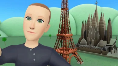 Imagen de una persona utilizando gafas de realidad virtual