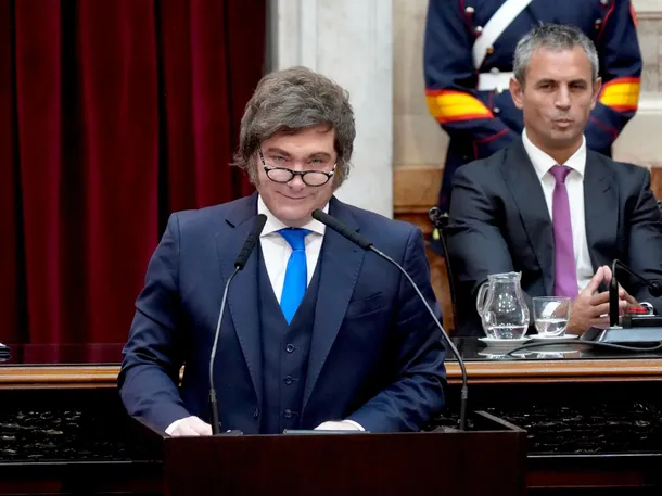 Javier Milei en el Congreso de la Nación