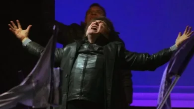 Milei en una conferencia de prensa