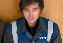 Javier Milei en una conferencia de prensa