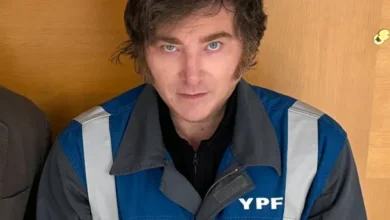 Javier Milei en una conferencia de prensa