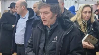 Imagen de Javier Milei en Nueva York