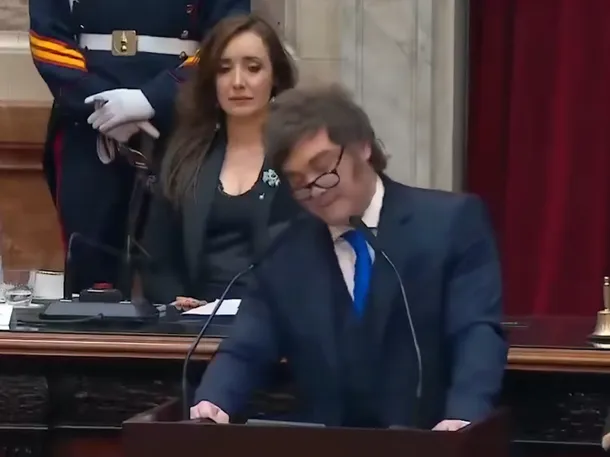 Milei y Villarruel en el Congreso