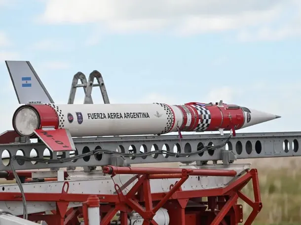 Imagen del misil Gradicom en vuelo