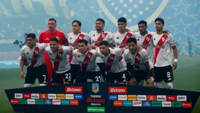 Imagen de la Selección Argentina en entrenamiento