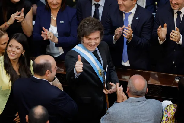 Imagen de los cortes de tránsito en el Congreso